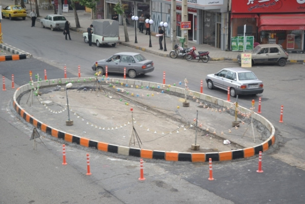 احداث ميدان جديد در تقاطع بلوار امام رضا(ع) و خزر لاهيجان